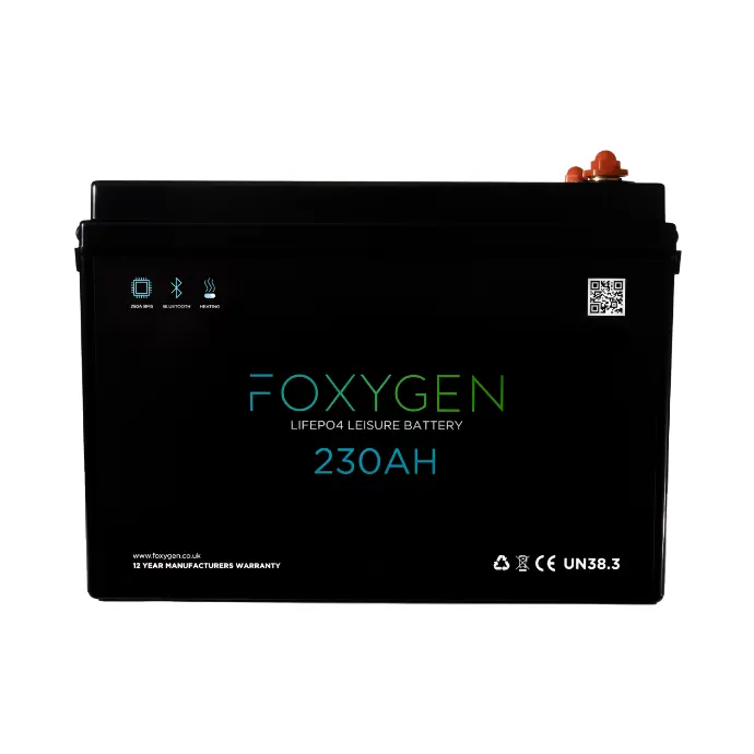 230Ah LiFePO4 Battery with Bluetooth & Heating FOX12V-230AH