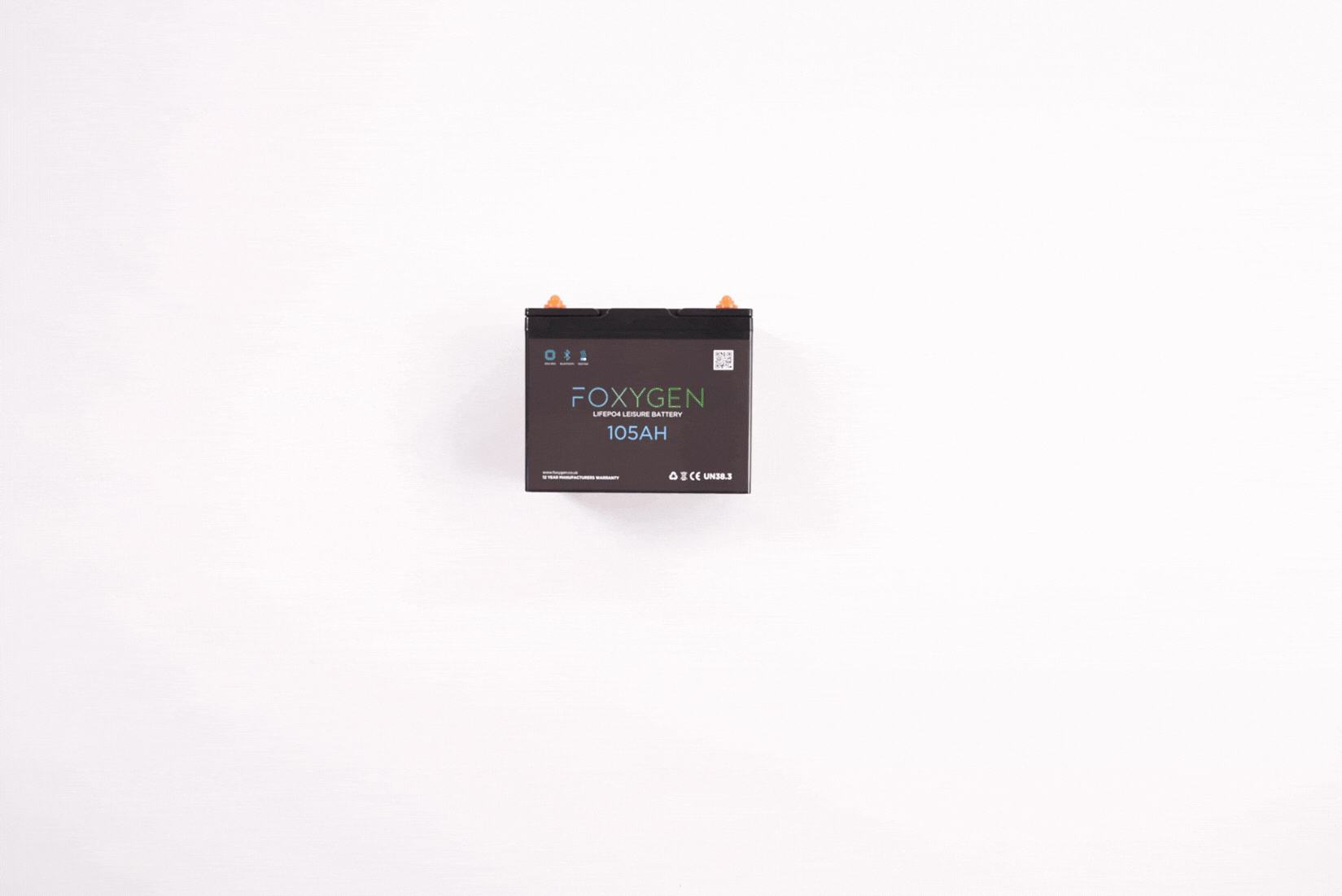 105Ah LiFePO4 Battery with Bluetooth & Heating FOX12V-105AH